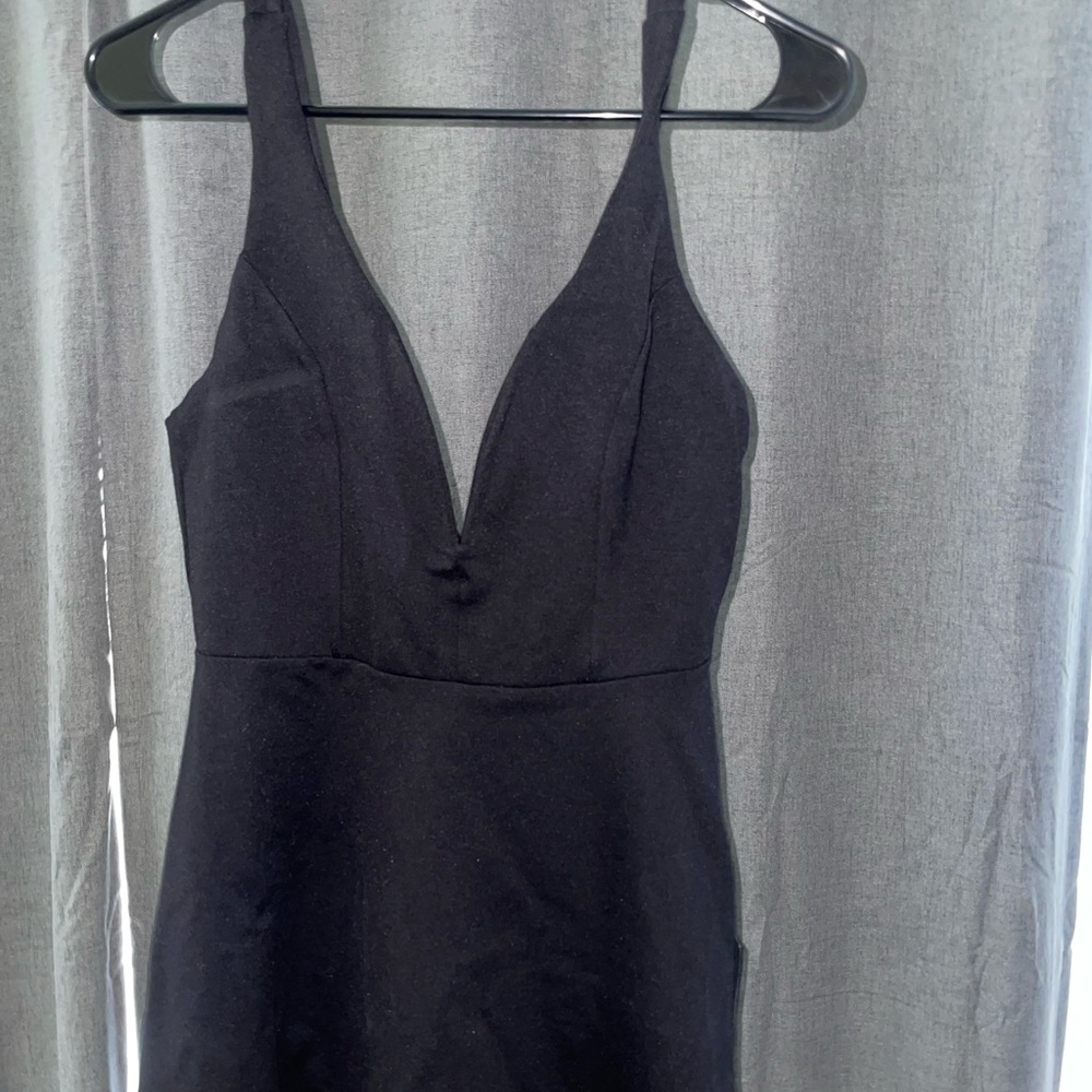 Lulu's Black Sleeveless Dress